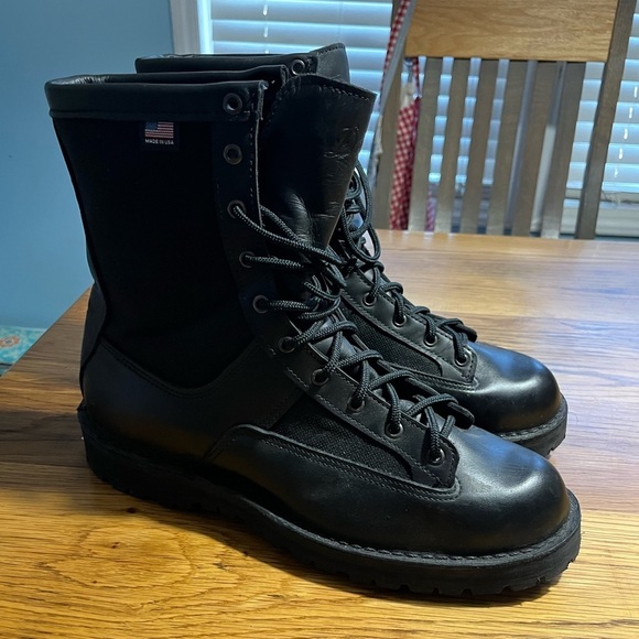 Danner Acadia 8” Black Leather Men's Boots Tactical Boot Line Size 13 - Picture 2 of 10